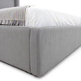 Byrne - Modern Grey Fabric Bed