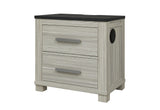 Ashley Brown Nightstand W/USB & Speaker