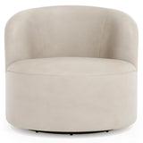 Elle Leather Swivel Chair