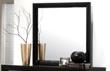 Crown Mark Furniture Emily Dresser Mirror in Black