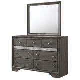Crown Mark Regata Dresser in Grey