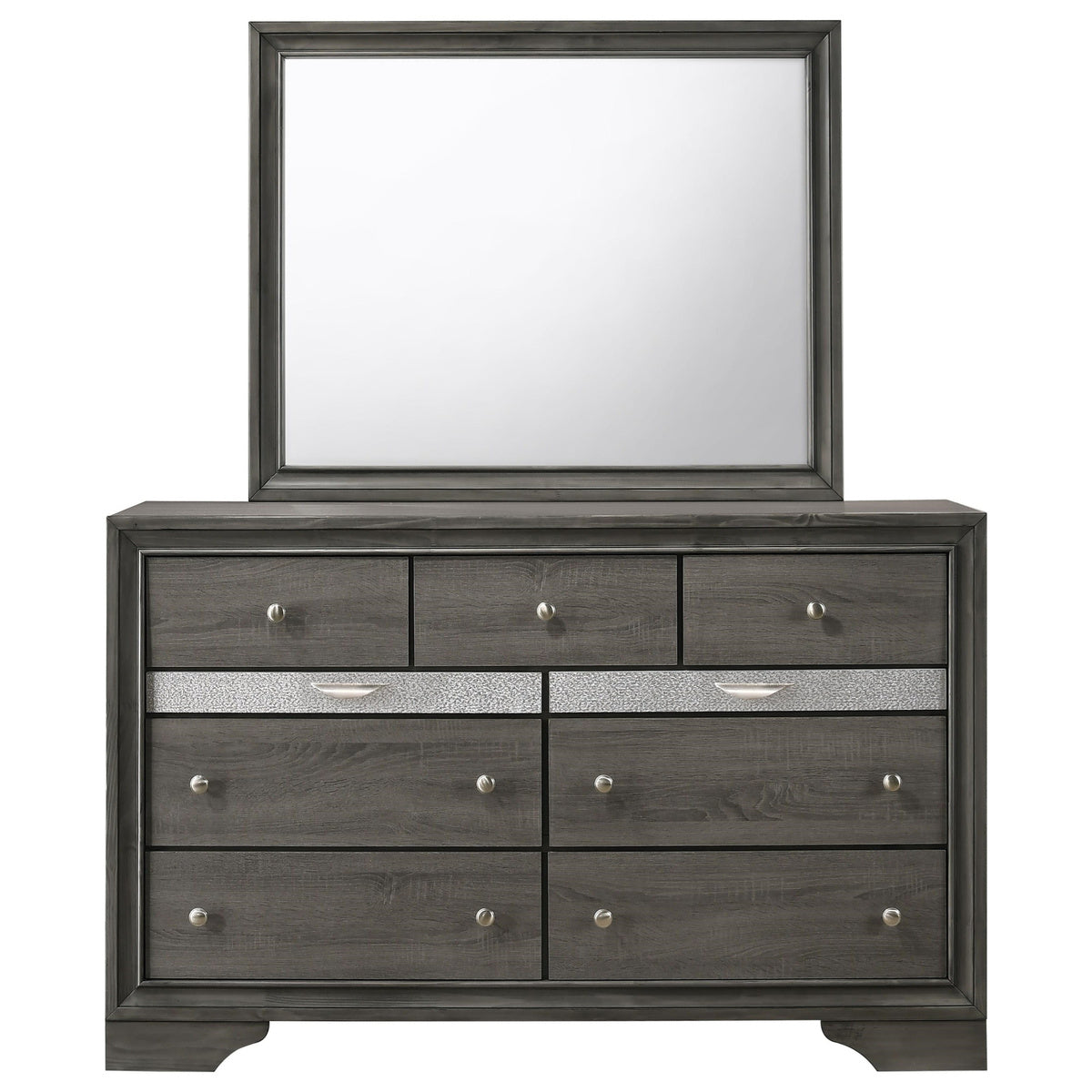 Crown Mark Regata Dresser in Grey