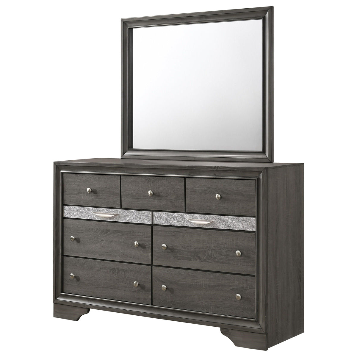Crown Mark Regata Mirror in Grey