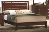 Crown Mark Furniture Evan Twin Bed in Warm Brown