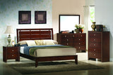Crown Mark Furniture Evan Dresser in Warm Brown
