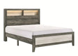 Crown Mark Furniture Rhett Queen Platform Bed in Gray image