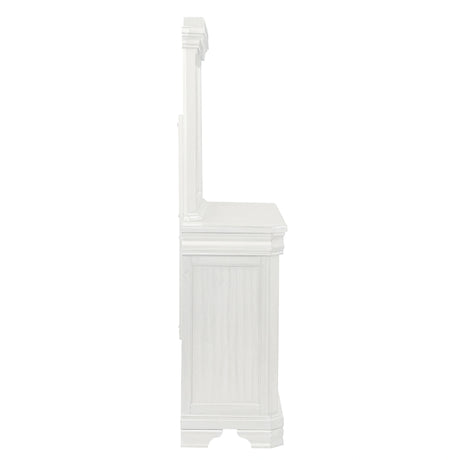 Lyndhurst Landscape Mirror- Vintage White