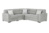U9401 Nickel Sofa Bed Sectional with 3 Pillows