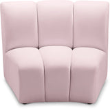 Infinity Pink Velvet Modular Chair