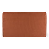 Roma - Modern Burnt Orange Microfiber Upholstered Bed
