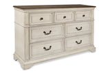 ANASTASIA DRESSER - ANT. WHITE