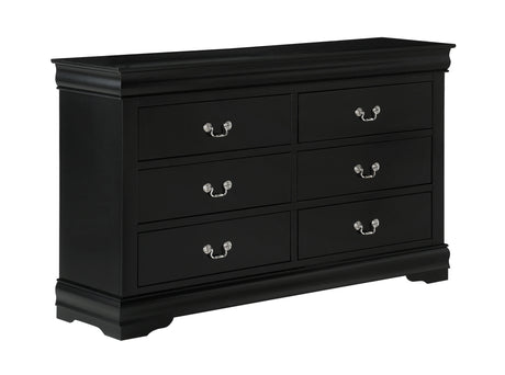 Crown Mark Furniture Louis Philip Dresser in Black image