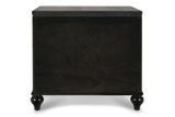 VALENTINO NIGHTSTAND-BLACK