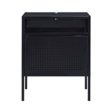 Ember Nightstand (C-1094) BLACK NIGHTSTAND W/ USB