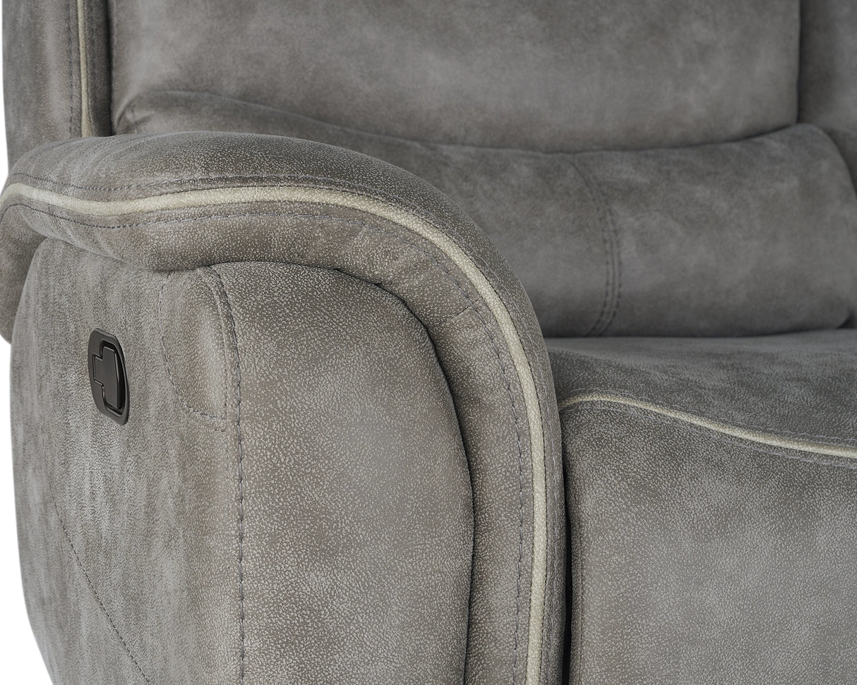 Kamari Sofa W/Dual Recliner-Gray