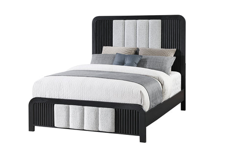 Beckett White/Black Bed