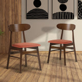 Morocco Dining Chair W/Orange Seat Cushion (2 Per Carton)