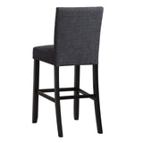 CRISPIN GRANITE GRAY BAR CHAIR- (2/Ctn)