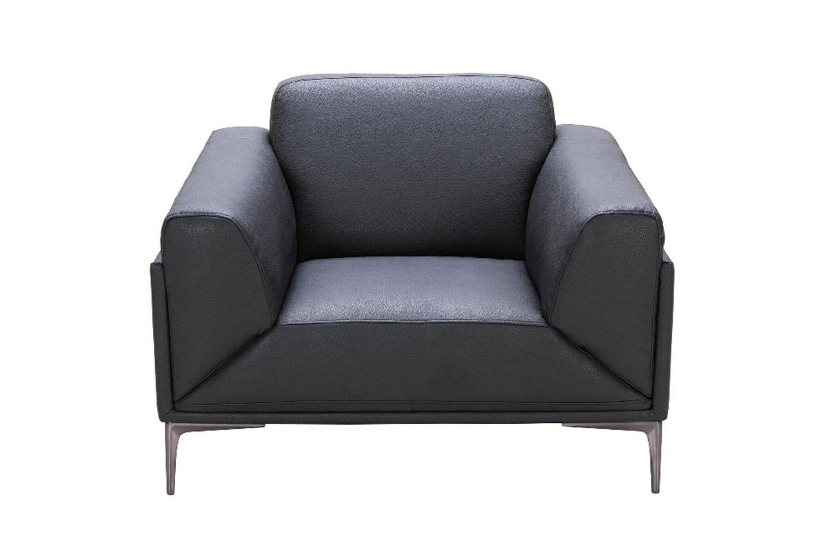 J&M Furniture Knight Chair in Grey