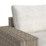 Carmona Swivel Chair - Natural and Olefin Beige