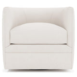 Palazzo Fabric Swivel Chair Without Nails