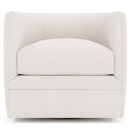 Palazzo Fabric Swivel Chair Without Nails