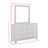 Sami Youth Dresser and Mirror Set