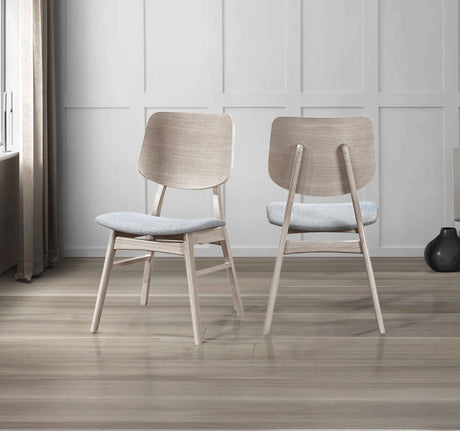 Oscar Wood Back Chair-White Ash