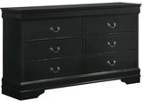 Elements International Louis Philippe Dresser in Black image