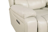 CICERO CONSOLE LOVESEAT W/ PWR FR & HR-CREAM