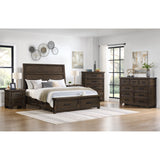 Colorado City Storage Bedroom Set in Charcoal