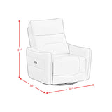 Deco P1 Recliner with Glider and Swivel