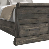 Park Ridge Sleigh Storage Bedroom Set in Charcoal
