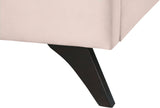 Elly Pink Velvet Full Bed