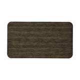 Rex 72" Fixed Top Rectangle Dining Table-Walnut
