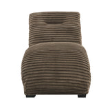 Dominick II Chaise in Masis Cocoa