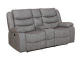 GRANADA CONSOLE LOVESEAT W/PWR FR-GRAY