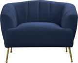 Tori Navy Velvet Chair