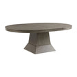 Elements International Collins Dining Table in Weathered Gray image