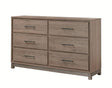 Crown Mark Furniture River 6 Drawer Dresser in Brown image