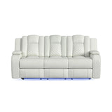 Carlo Power Motion Sofa with Power Headrest, Dropdown Table, Power Strip, LED and Reading Light