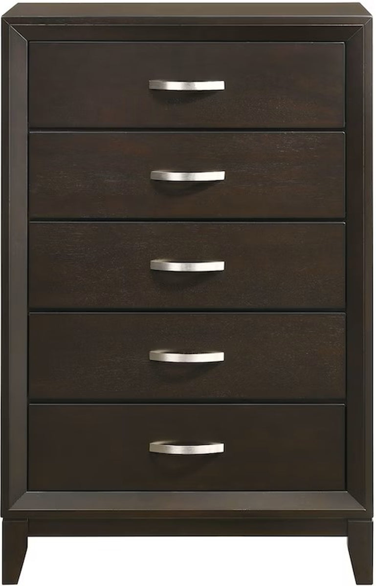 Elements International Beaumont Youth Chest in Merlot image