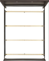 Elements International Beaumont Full Panel Bed in Merlot B.1140.TPB