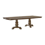 Madison Park Rectangular Dining Table with 2 18" Leaves in Walnut