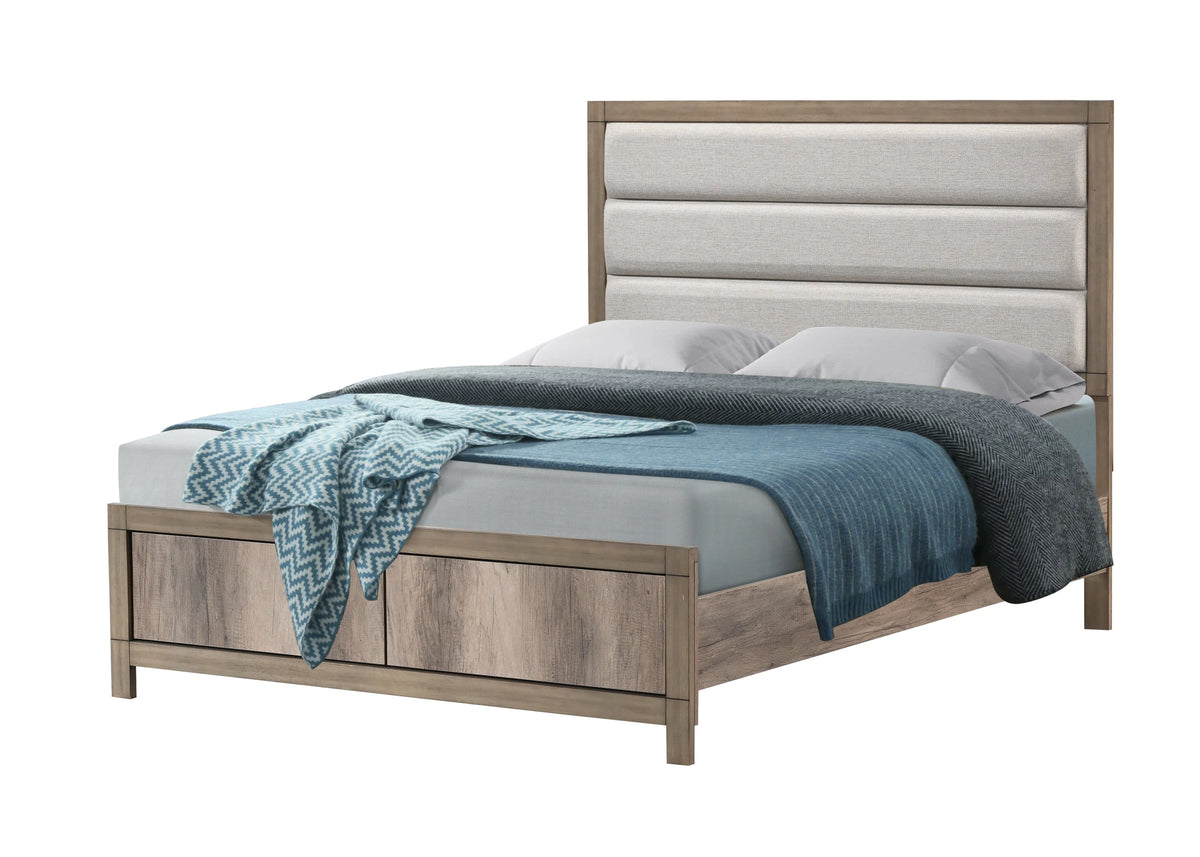 Matteo Bed - Drift Wood - galleria furniture outlet