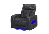 U8611 Blanche Power Recliner with Power Headrest and LED