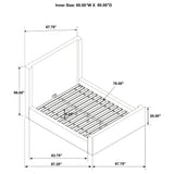 Nala Wingback Platform Bed