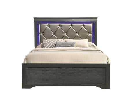 Galaxy Home Brooklyn King Bed in Gray image