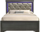 Galaxy Home Brooklyn Twin Bed in Gray image