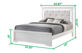 Galaxy Home Brooklyn Twin Bed in White
